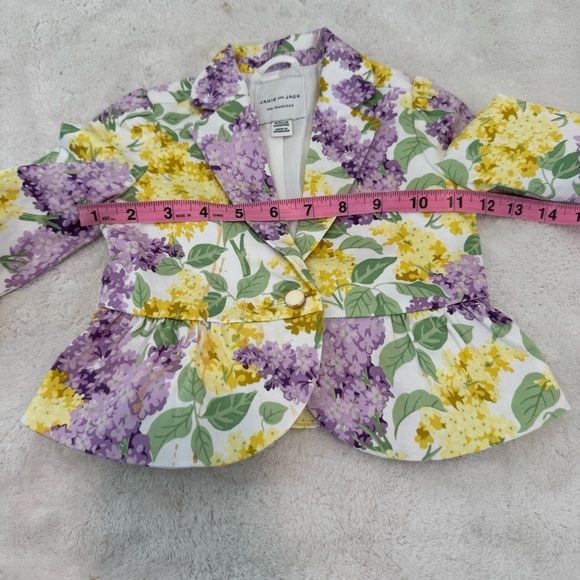 Janie and Jack Floral  Suit 18/24 - Picture 6 of 7